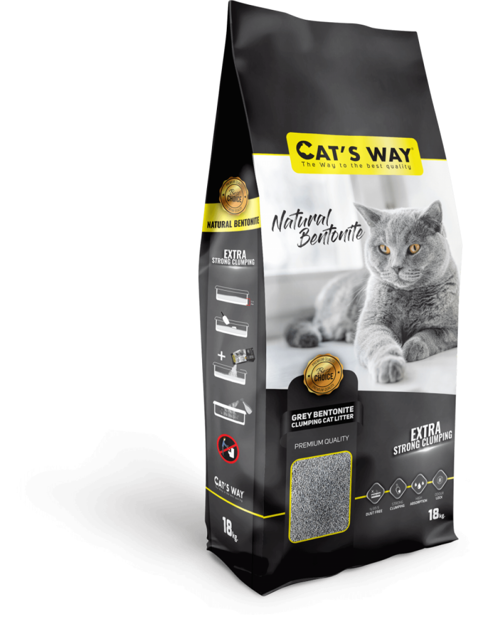 Cat's Way Sodium Grey Bentonite